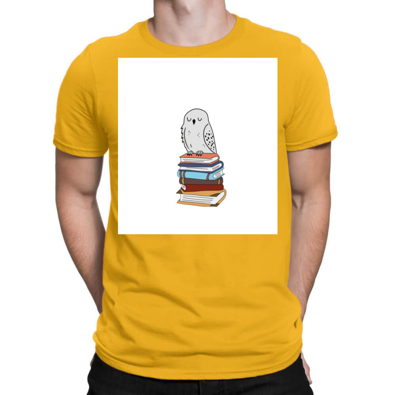 Magic Owl On Books 29 T-Shirt by koromaqazit | Artistshot