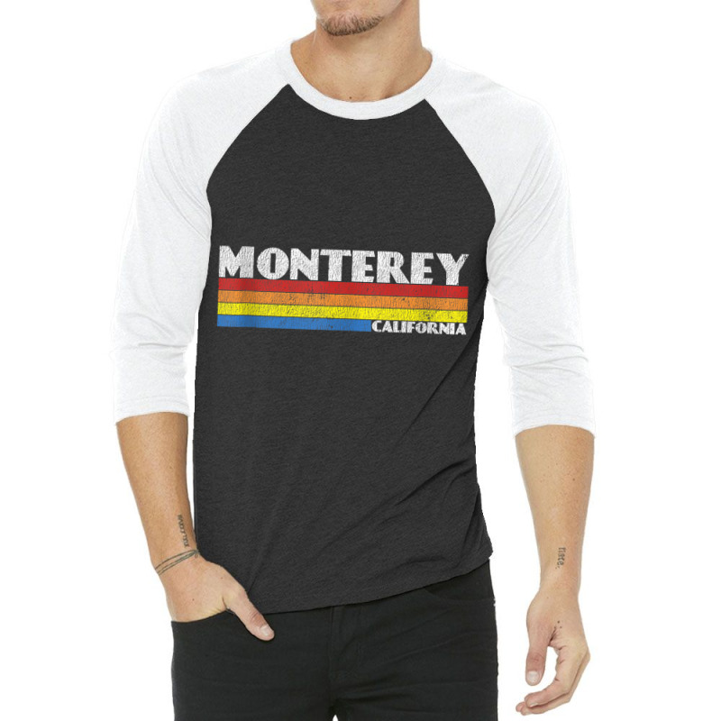 Retro 80s California Ca Souvenir Monterey Tank Top 3/4 Sleeve Shirt | Artistshot