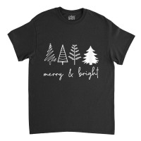 Merry And Bright Christmas Tree Tank Top Classic T-shirt | Artistshot