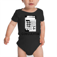 Cowculator   Cute Funny Calculator Math Teacher T Baby Bodysuit | Artistshot