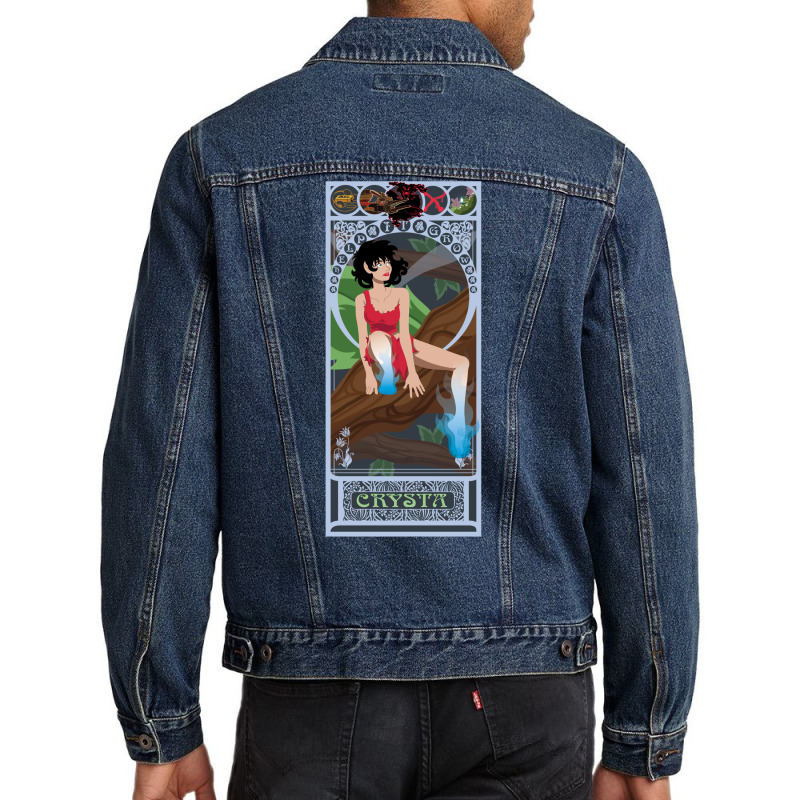 Crysta Nouveau   Fern Gully Men Denim Jacket by lehnenbeytutl | Artistshot