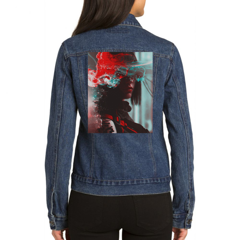 Mirror's Edge Catalyst Ladies Denim Jacket by meyssasyoofq | Artistshot