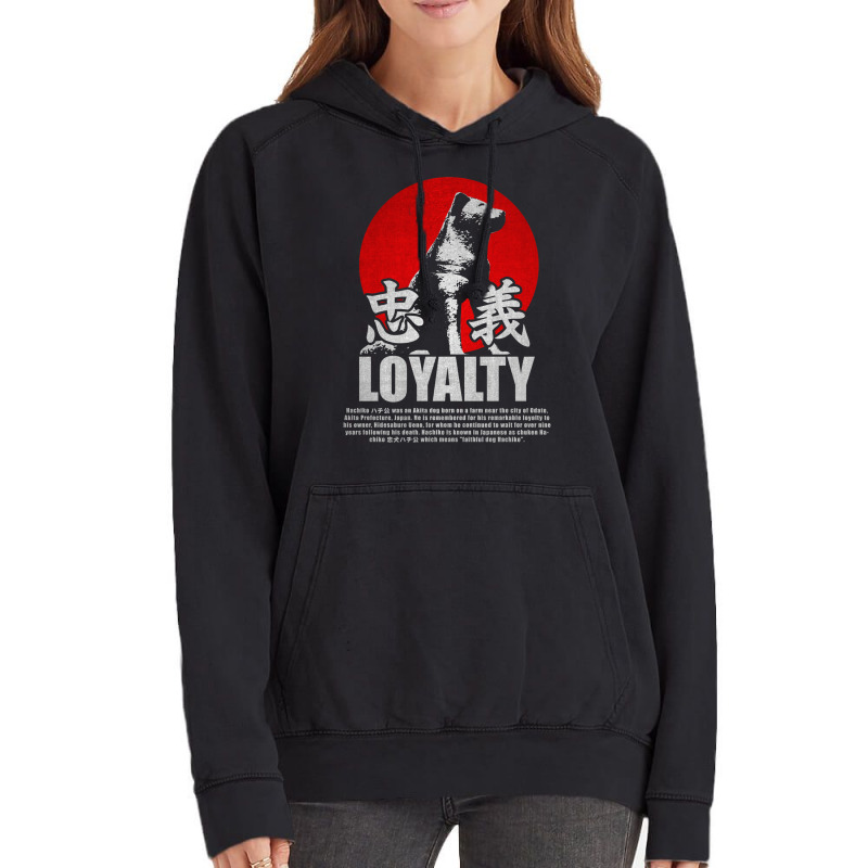 Hachiko Loyalty Dog Vintage Hoodie by luelfeninao | Artistshot