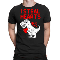 Kids I Steal Hearts T Rex Dino Valentines Day Todd T-shirt | Artistshot