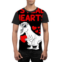 Kids I Steal Hearts T Rex Dino Valentines Day Todd Graphic T-shirt | Artistshot