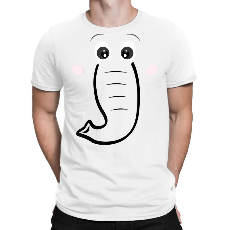 Elephant Face, Cartoon Style, Easy Halloween Costu T-shirt | Artistshot