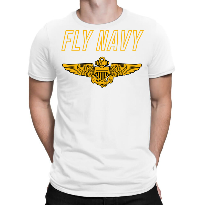 Fly Navy Sweatshirt Classic Navy Pilot Wings Sweat T-shirt | Artistshot