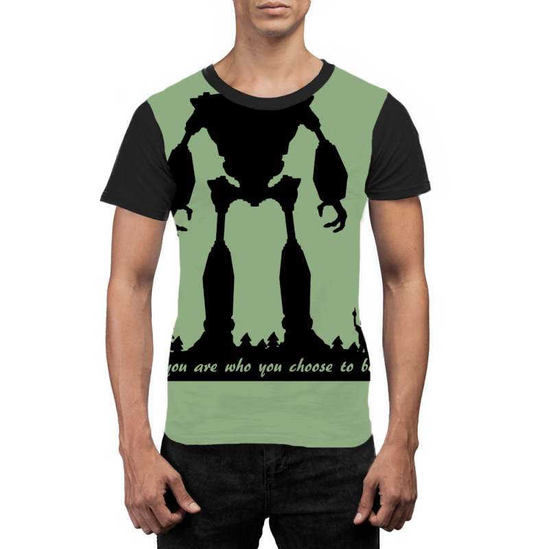 Iron Giant   Choose Who You Are Graphic T-shirt | Artistshot