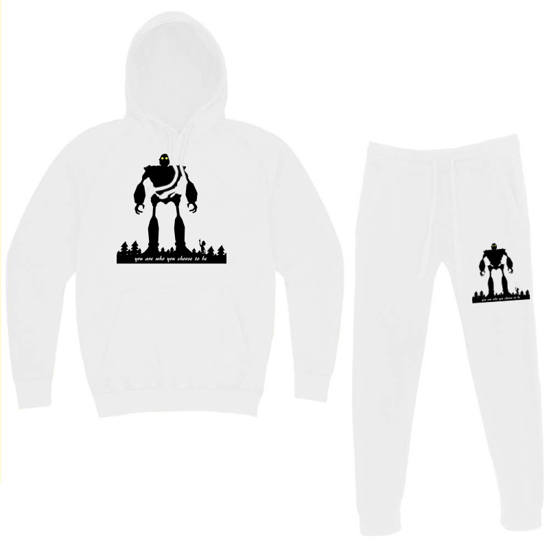 Iron Giant   Choose Who You Are Hoodie & Jogger Set | Artistshot