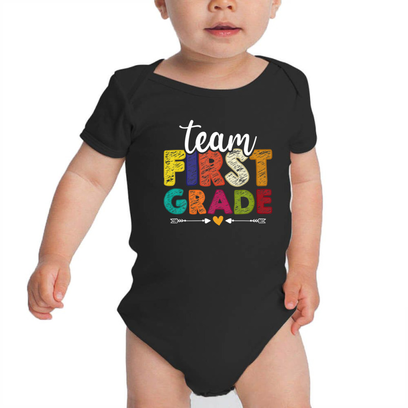 Team First Grade Teacher Students Back To School N Baby Bodysuit by burisiuliq2 | Artistshot