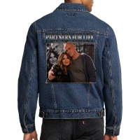 Partners For Life Mariska Hargitay And Chris Melon Men Denim Jacket | Artistshot