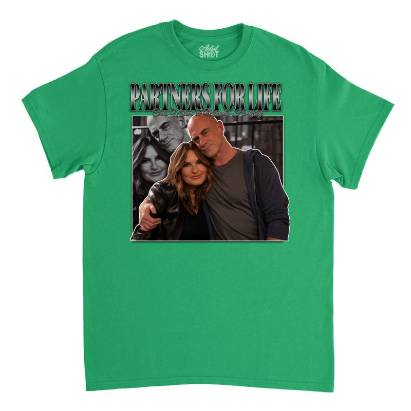 Partners For Life Mariska Hargitay And Chris Melon Classic T-shirt by bekeevsreckok | Artistshot