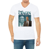 Donald Cragen 90s Inspired Vintage Homage V-neck Tee | Artistshot