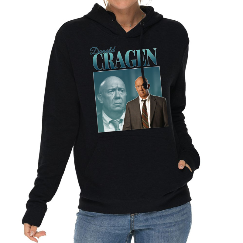 Donald Cragen 90s Inspired Vintage Homage Lightweight Hoodie by lehnenbeytutl | Artistshot