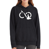 Infinity Sign Wizard Silhouette Vintage Hoodie | Artistshot