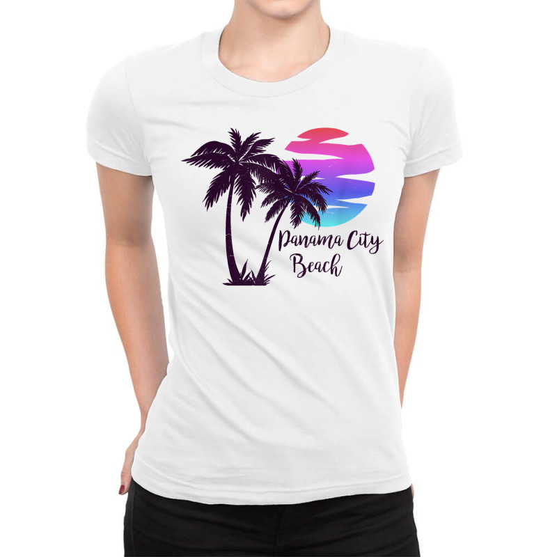 Panama City Beach Florida Spring Break Vacation Gr Ladies Fitted T-Shirt by lacavaps | Artistshot