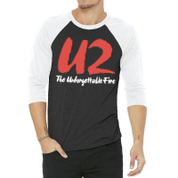 U Two Unforgettable Fire 3/4 Sleeve Shirt | Artistshot