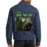 John Munch 90s Inspired Vintage Homage Men Denim Jacket | Artistshot