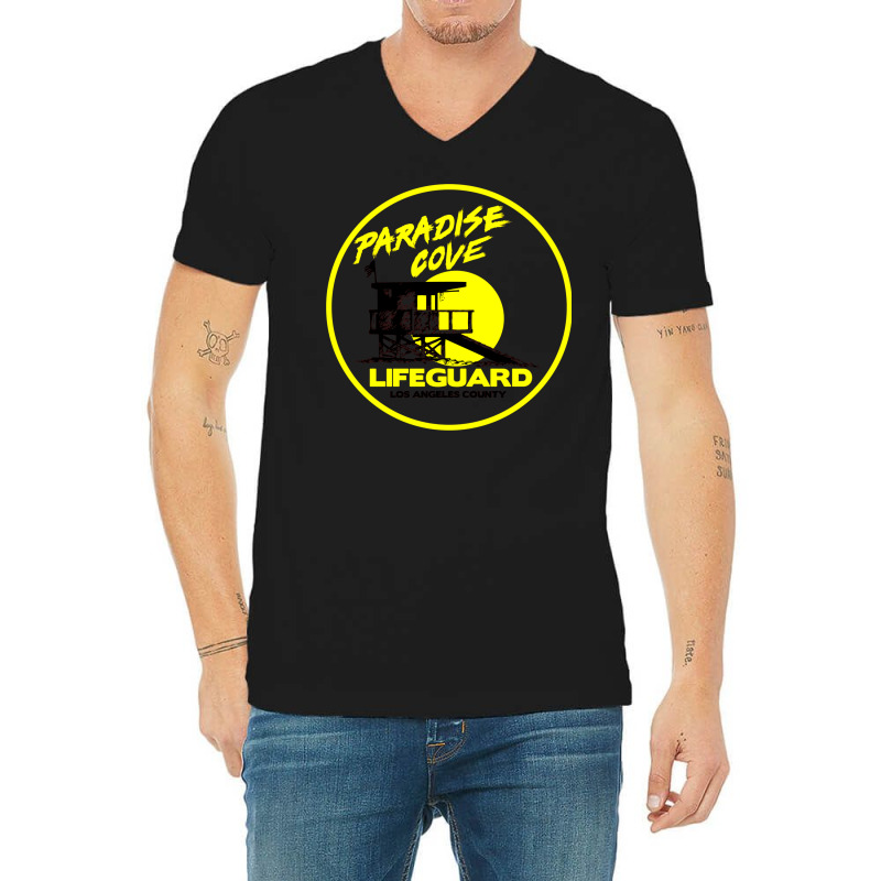 Baywatch Lifeguard V-Neck Tee by salvanspiza3 | Artistshot