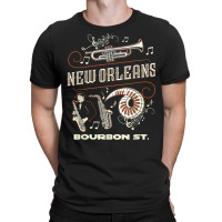 New Orleans Louisiana Jazz Festival Vintage T Shir T-shirt | Artistshot