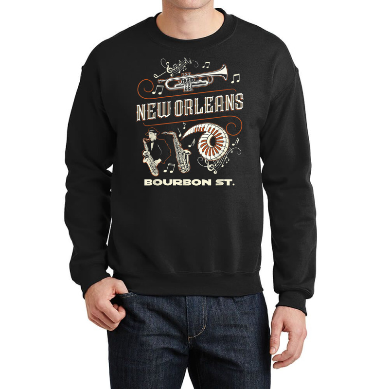 New Orleans Louisiana Jazz Festival Vintage T Shir Crewneck Sweatshirt | Artistshot