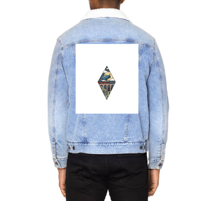 Magic Transport 11 Unisex Sherpa-Lined Denim Jacket by didwaycarw | Artistshot