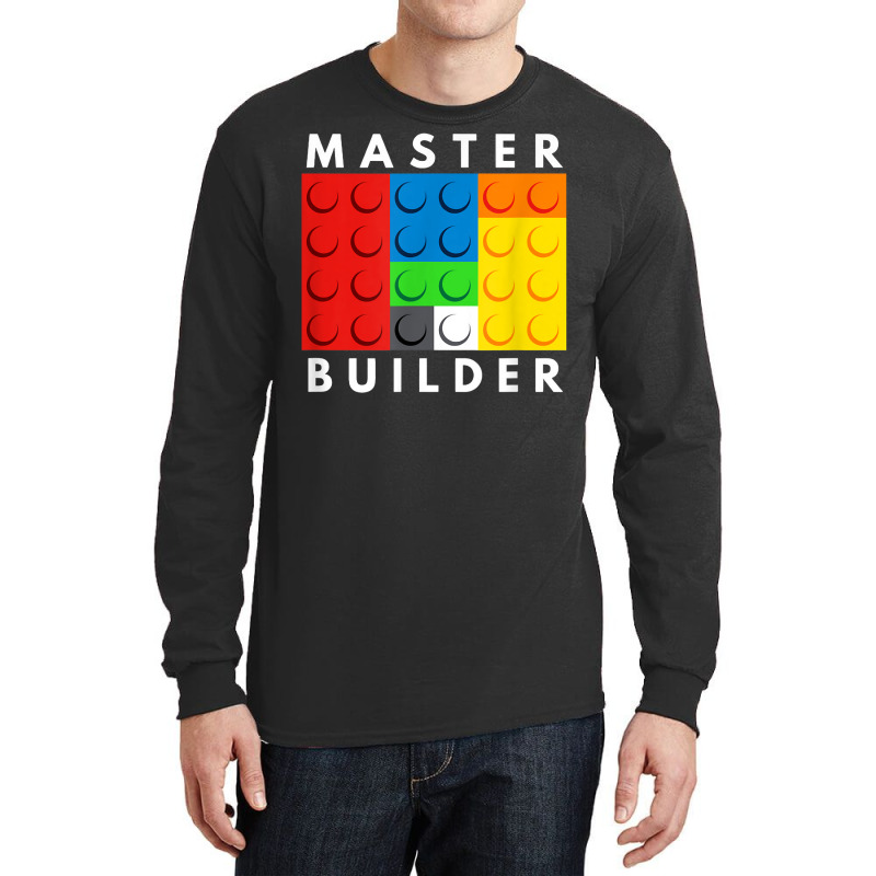 Master Builder Building Blocks Brick Builders Toys Long Sleeve Shirts | Artistshot