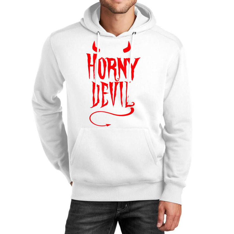 Horny Devil Sexy Sinner Horns Tail Adult Sinful Hu Unisex Hoodie | Artistshot