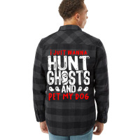 Ghost Hunter Paranormal Hunting Investigator Dog L Flannel Shirt | Artistshot