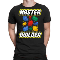 Brick Builder Blocks Funny Blocks Master Builder G T-shirt | Artistshot