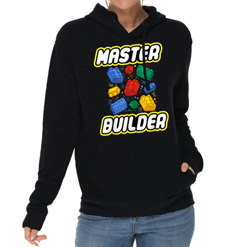 Brick Builder Blocks Funny Blocks Master Builder G Lightweight Hoodie | Artistshot