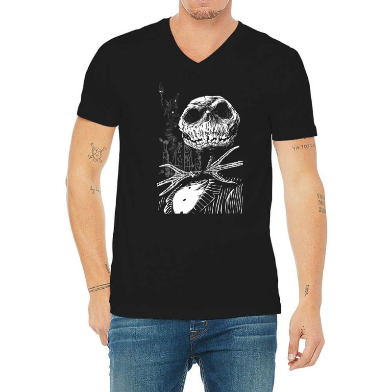 Pumpkin King 1 V-Neck Tee by bekeevsreckok | Artistshot