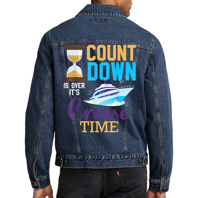 Countdown Is Over 2023 Cruise Time Cruising Trip M Men Denim Jacket | Artistshot