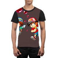 Retro Arcade Pang   Vector Illustration Graphic T-shirt | Artistshot