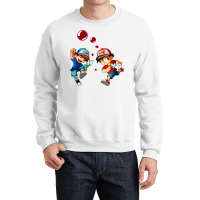 Retro Arcade Pang   Vector Illustration Crewneck Sweatshirt | Artistshot