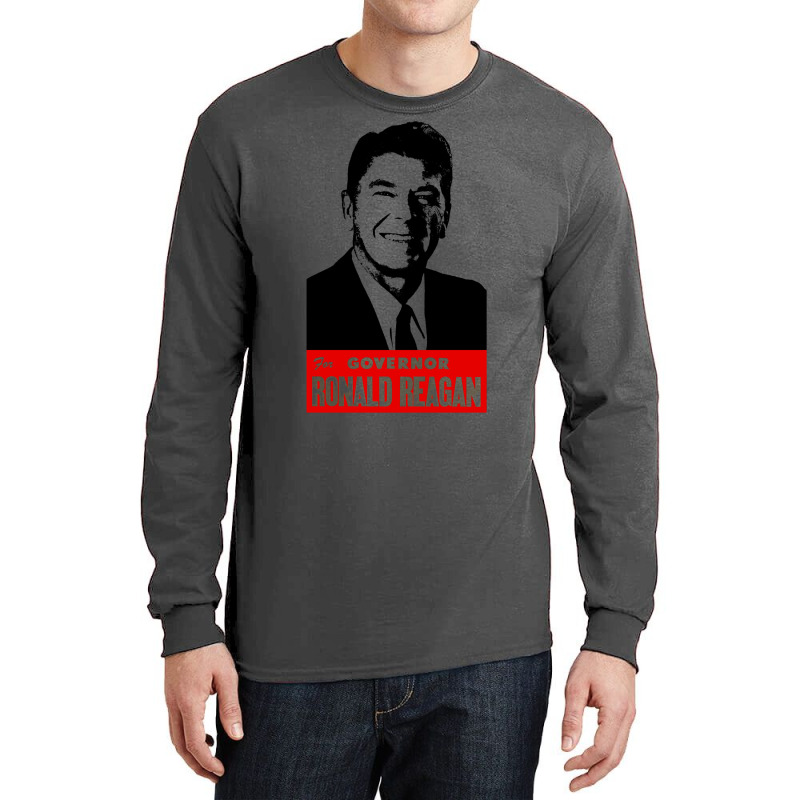 Reagan For Governor Long Sleeve Shirts by tazawiwaimand | Artistshot