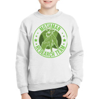 Mothman Hide & Seek Research Team Champion Cryptid Youth Sweatshirt | Artistshot