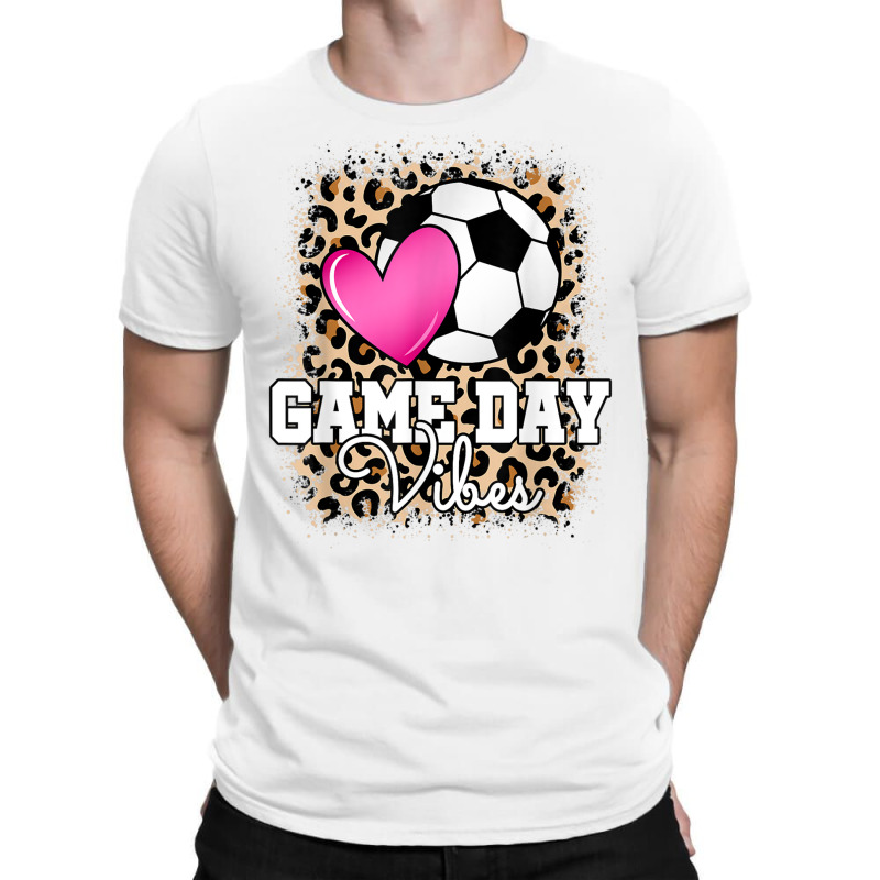 Game Day Soccer Leopard Print Women Girls Soccer T T-shirt | Artistshot