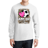 Game Day Soccer Leopard Print Women Girls Soccer T Long Sleeve Shirts | Artistshot