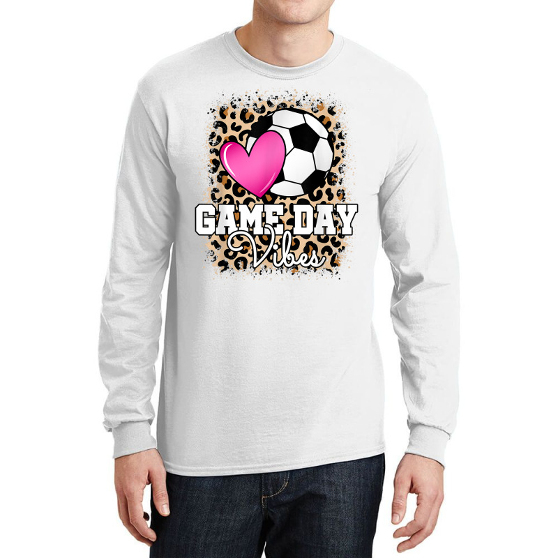 Game Day Soccer Leopard Print Women Girls Soccer T Long Sleeve Shirts | Artistshot