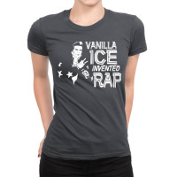 Vanilla Ice Invented Rap Ladies Fitted T-shirt | Artistshot