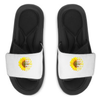 In A World Full Of Grandmas Be Lolli Sunflower T S Slide Sandal | Artistshot