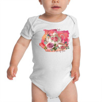 Floral Romantic Tea Pot And Cup Baby Bodysuit | Artistshot