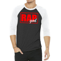 Rap God 3/4 Sleeve Shirt | Artistshot