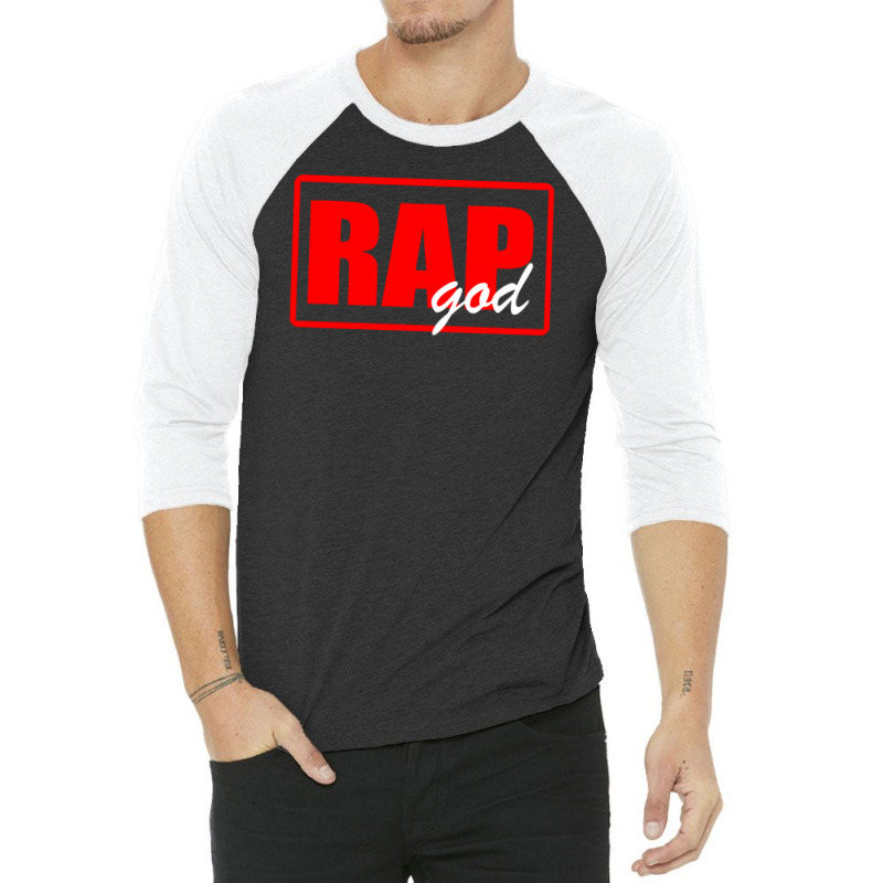 Rap God 3/4 Sleeve Shirt | Artistshot