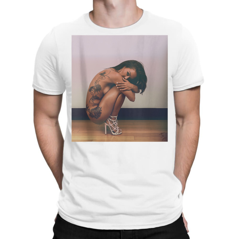 Pinup Girl T Shirt For Men   Sexy Tattoo Model Imp T-shirt | Artistshot