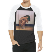 Pinup Girl T Shirt For Men   Sexy Tattoo Model Imp 3/4 Sleeve Shirt | Artistshot