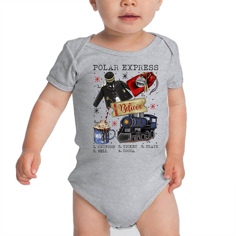 Polar Express Believe Christmas Shirt T Shirt Baby Bodysuit By Bellaaa Artistshot