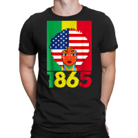 Juneteenth Afro American Flag 1865 Black Independe T-shirt | Artistshot