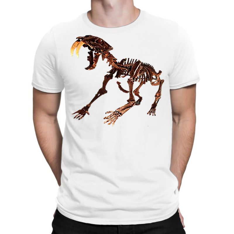 Smilodon. Saber Tooth Cat. Pleistocene   Pocket Em T-shirt | Artistshot